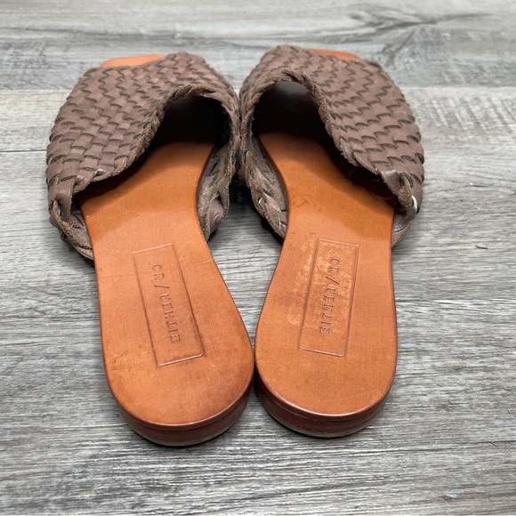 Either/Or Leather Sandals in Taupe Size 9 - Picture 4 of 6